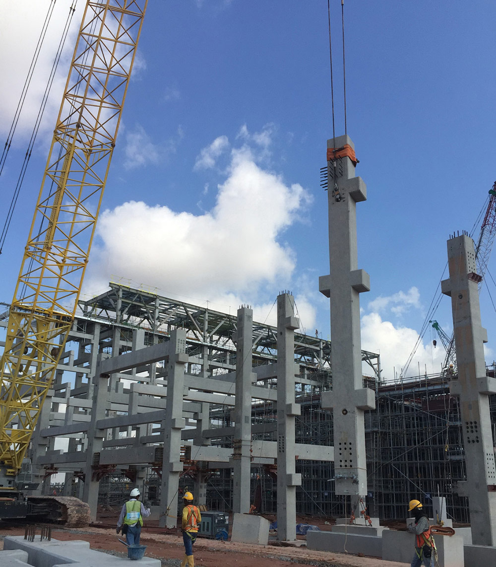 5.采用裝配式混凝土結構施工技術建造的混凝土管廊排架結構.jpg